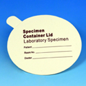 Globe Scientific Paper Lid for 6.5oz Specimen Containers, 25/Bag, 20 Bags/Case Beaker; Pour Spout; Collection Cup